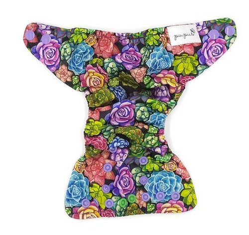 Cover pentru scutec pentru nou-născuți 3-7kg - SUCULENTE