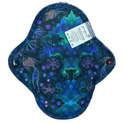 SMALL S Cloth Menstrual Pad - NEON SPLASH