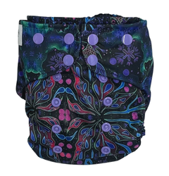 Taschenwindeln, Doppelreihe Druckknöpfe, One Size, NEON SPLASH