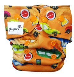 Diaper cover, one-row snaps Mini OS 4-11kg CARS