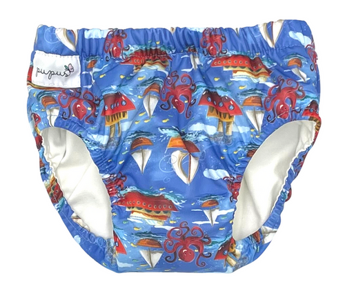 Chiloți de antrenament lavabili "Bărcuțe"