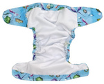 Pocket diaper, one-row snaps, OS DRAGONFLY