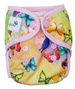 Diaper Cover with elastic piping - Butterflies newborn 3-8kg