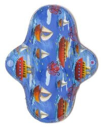 MEDIUM M Cloth Menstrual Pad - BOATS