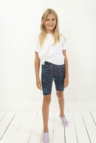 Colanți scurți pentru copii - Neon Splash