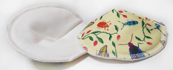 Profiled Breast Pads, 2pcs, Bugs