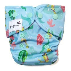 Diaper cover, one-row snaps Mini OS 4-11kg SEAHORSE