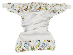 Pocket diaper IN THE GRASS 5-15kg - velcro