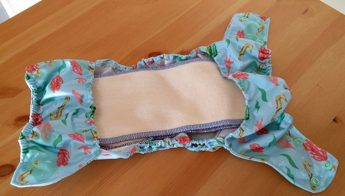 Insert absorbant lung "Baranek", trei straturi de bambus, 3 mărimi