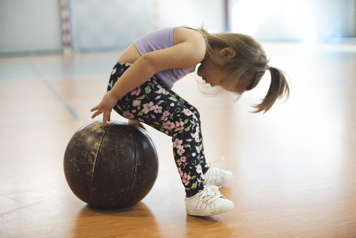 Lange Leggings für Kinder – Kolibris und Blumen