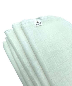 White cotton gauze diaper THICK 60x60