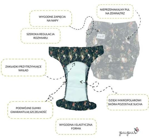 JUNIOR Cloth Diaper for kids 5-10 years old CARS