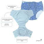 Swim diapers for adults - Hummingbirds
