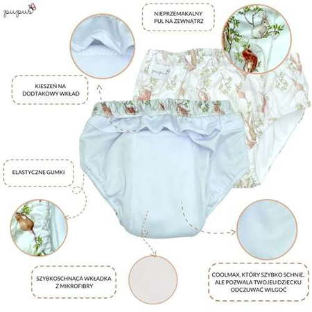Washable Training Pants "Mermaids" 