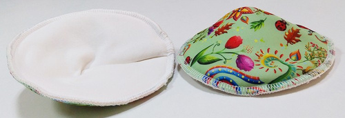 Pernițe de sân profilate, 2 buc, Flori