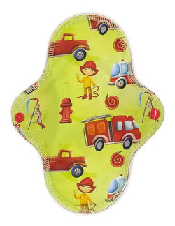 MEDIUM M Cloth Menstrual Pad - Fireman