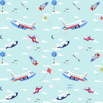 Saugfähige Wickelunterlage FLUGZEUG