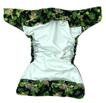 Pocket diaper, double-row snaps, OS, WILD CATS