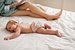 Pocket diaper, one-row snaps, OS UNICORNS
