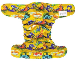 Pocket diaper, one-row snaps, MINI OS 4-11kg DRAGONS