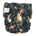 Taschenwindeln, Doppelreihe Druckknöpfe, Einheitsgröße, Nacht im Wald