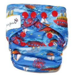 Newborn Diaper Cover 3-7kg - BOATS