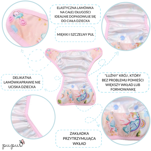 Diaper Cover with elastic piping - Cars newborn 3-8kg