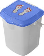 Stehender Windeleimer, 22 Liter