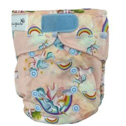 Pocket diaper UNICORNS 5-15kg - velcro