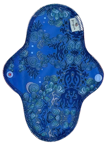 MEDIUM M Cloth Menstrual Pad - REEF