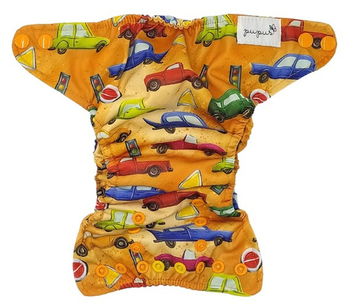 Newborn Pocket Diaper 3-7kg - CARS