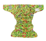 Taschenwindeln, Doppelreihe Druckknöpfe, One Size, BLUMEN