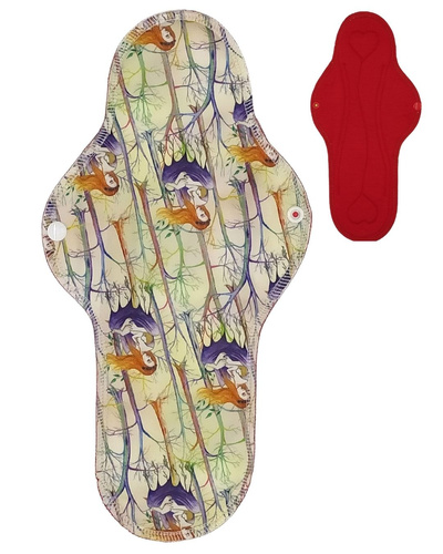 Absorbant menstrual pentru noapte din material textil - ALĂPTARE