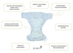 Reusable diaper for adults with insert - REEF