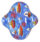 SMALL S Cloth Menstrual Pad - BOATS