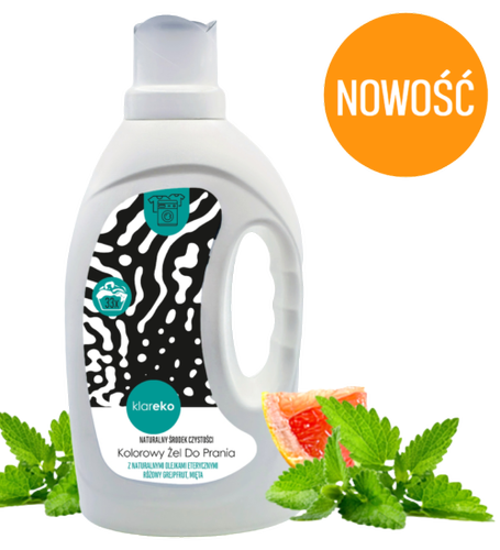 Gel de spălare colorat* Grapefruit roz, Mentă