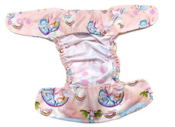 Diaper cover, one-row snaps Mini OS 4-11kg UNICORNS