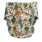 Pocket diaper, double-row snaps, OS coolmax, FOREST GLADE