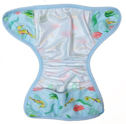 Diaper Cover with elastic piping SEAHORSE