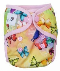 Diaper Cover with elastic piping - Butterflies newborn 3-8kg