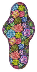 NIGHT Cloth Menstrual Pad - SUCCULENTS