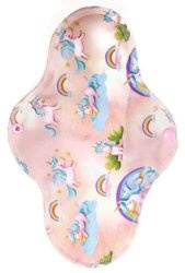 LARGE L Cloth Menstrual Pad - Unicorns