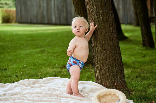 Capac de scutec cu conducte elastice - BOATS nou-născut 3-8kg