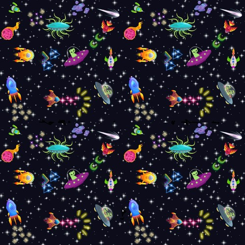 Windelbeutel SPACE 42x30cm