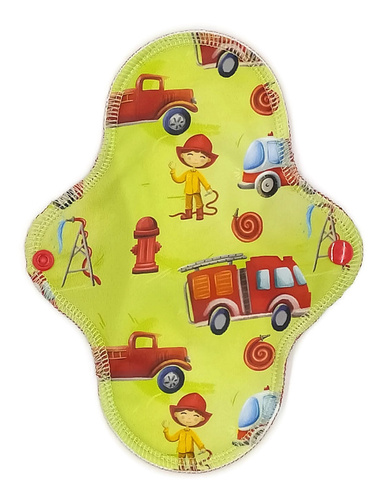 MEDIUM M Cloth Menstrual Pad - FIREMAN
