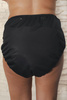 Reusable diaper for adults with insert - BLACK