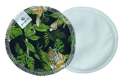 Tampoane de sân reutilizabile, bambus + coolmax, 2pcs, Wild Cats