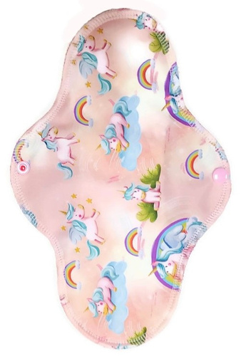 LARGE L Cloth Menstrual Pad - UNICORN