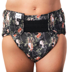 Pielucha wielorazowa dla dorosłych typu OTULACZ z wkładem -  NOC W LESIE