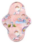 MEDIUM M Cloth Menstrual Pad - Unicorns